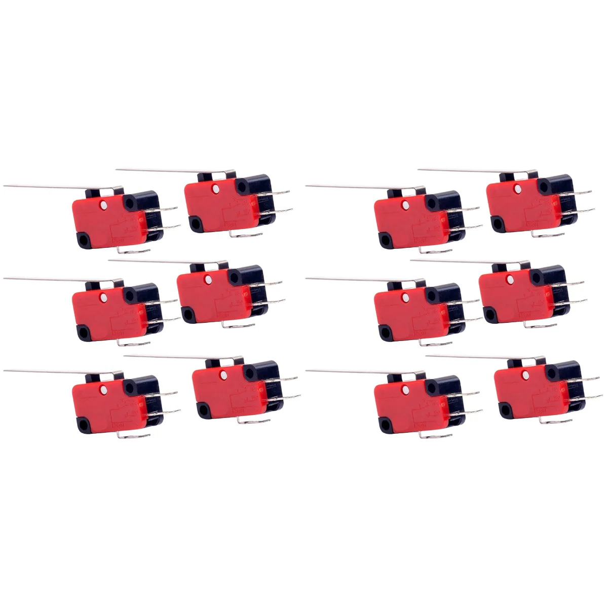 

12 Limit Switches Momentary Push Button Switch 2 Hinge Lever Switches