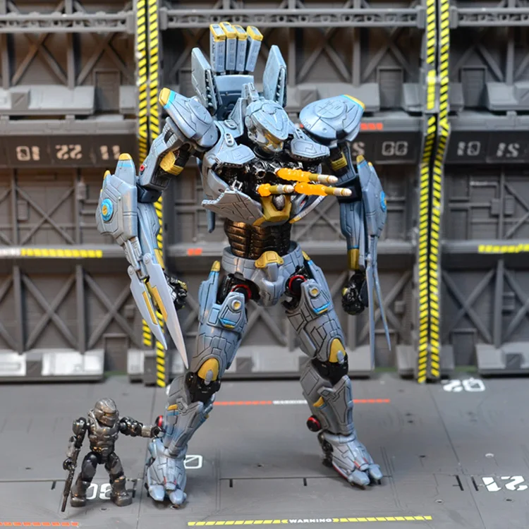 

20CM Pacific Rim Mecha Model Striker Eureka Gipsy Danger Mech Action Figure Movable Joints with LED Light Toys for Children