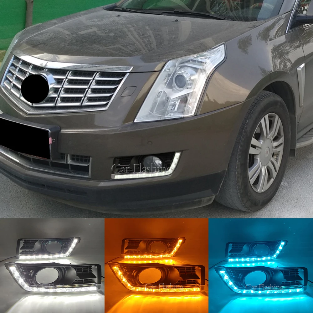 Дневные ходовые огни для Cadillac SRX 2012 2013 2014 2015 2016