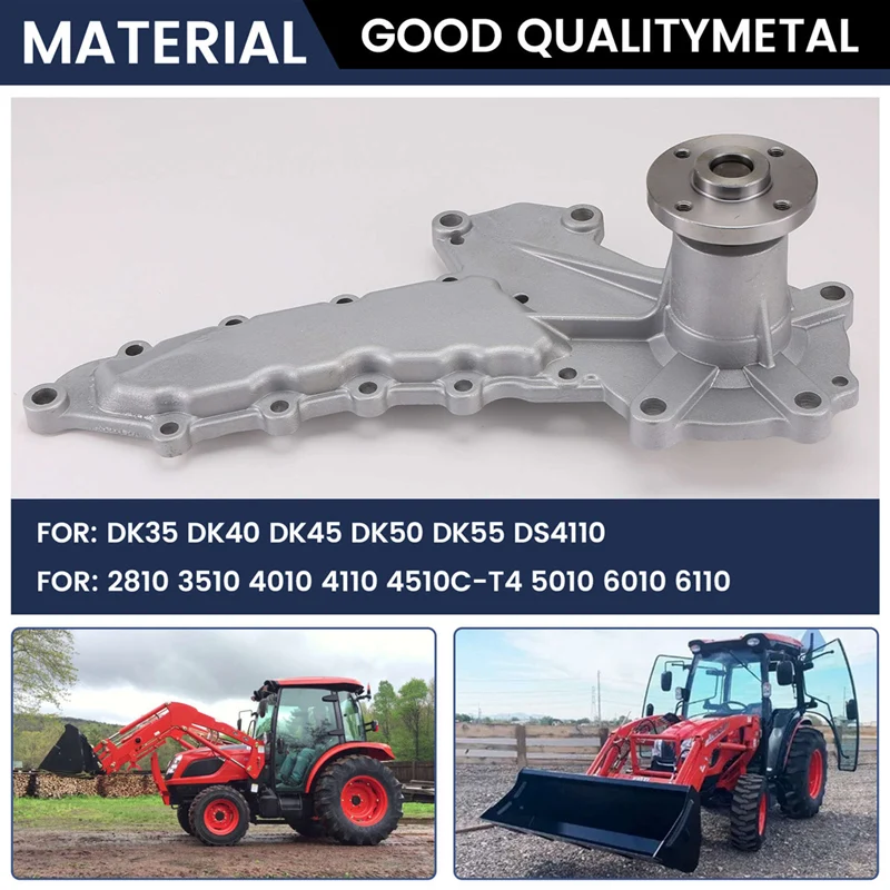 Водяной насос для KIA DK35 DK40 DK45 DK50 DK55 DS4110 Mahindra 2810 3510 4010 4510C-T4 4110 E580073037