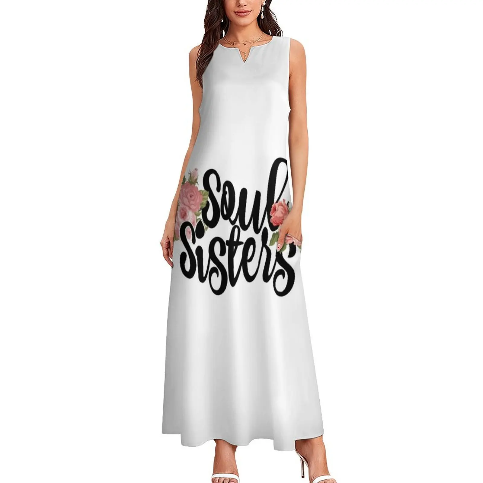 Длинное платье Soul Sisters летняя одежда для женщин женское длинное женская