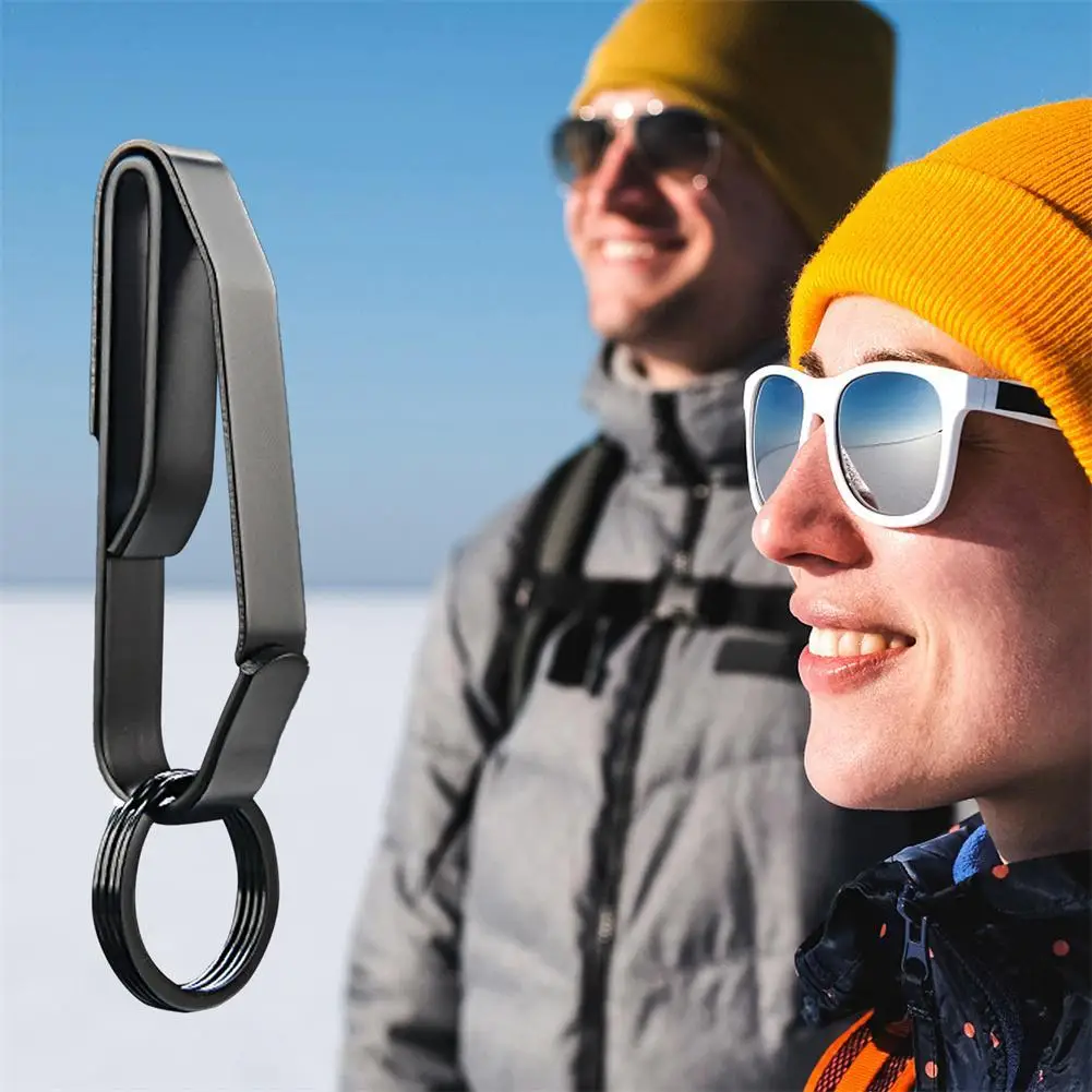 

Molle Webbing Buckles Stainless Steel Waist Hanging Car Key Buckle Key Clip Belt Buckle Outdoor Buckle Keychain Bag Strap Tool