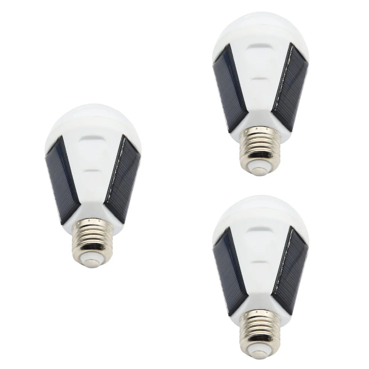 

3pcs E27 7W Emergency Blub Outdoor Indoor LED Bulb Lamp Home Lighting Solar Emergency Light Bulb (Pure White Light)