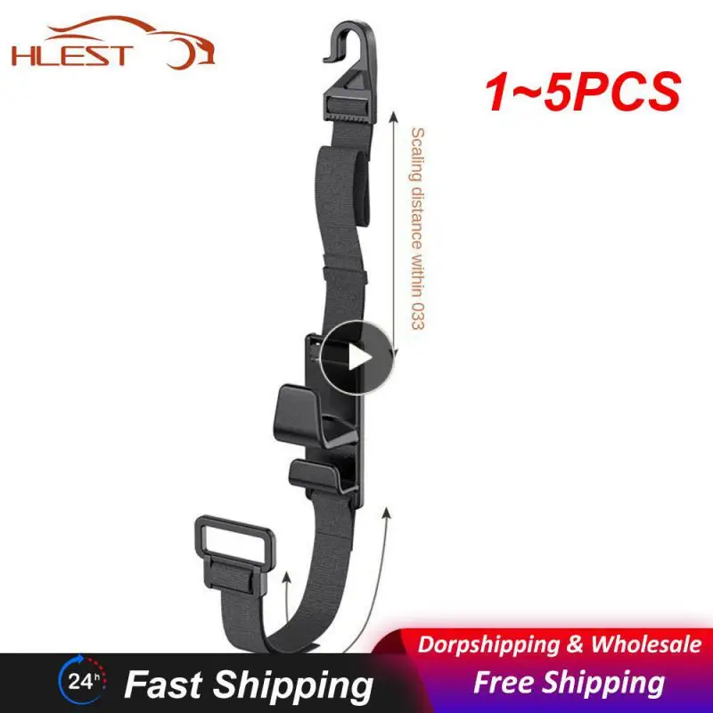 

1 ~ 5 шт. автомобильный крючок, многофункциональный универсальный регулируемый крючок для подголовника автомобильного сиденья, двойной крючок для заднего сиденья, органайзер для салона автомобиля