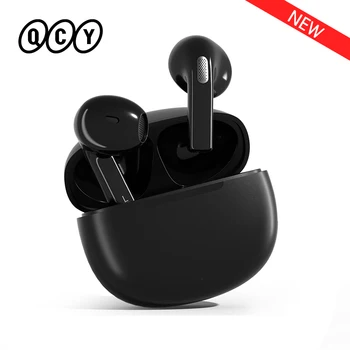 QCY T20 Earphone Nirkabel Bluetooth 5.3 TWS Baru Earbud Latensi Rendah 68Ms Headphone HIFI Driver 13Mm 4 Mikrofon + Panggilan HD ENC 1