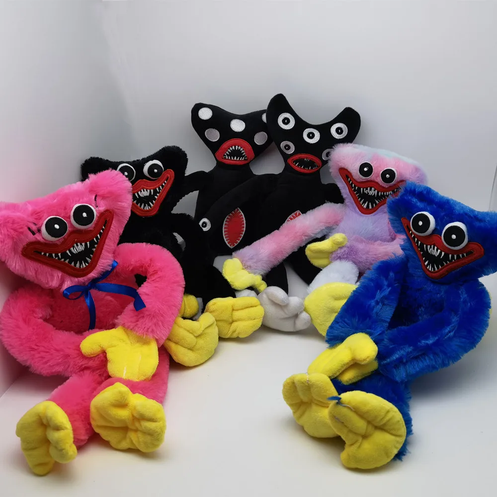 

40cm Huggy Wuggy Stuffed Plush Toy Poppy Playtime Game Horror Doll Scary Soft Peluche Toys For Children Boys Birthday Gift