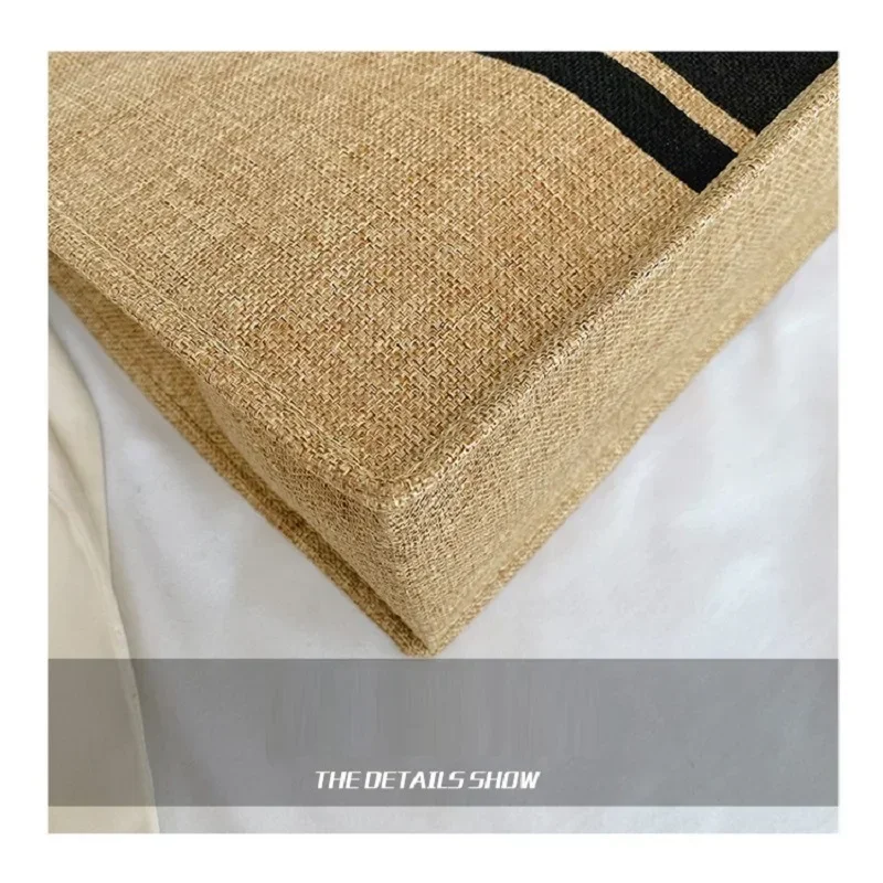 Хлопковая и льняная сумка большой вместимости новая весенняя через плечо