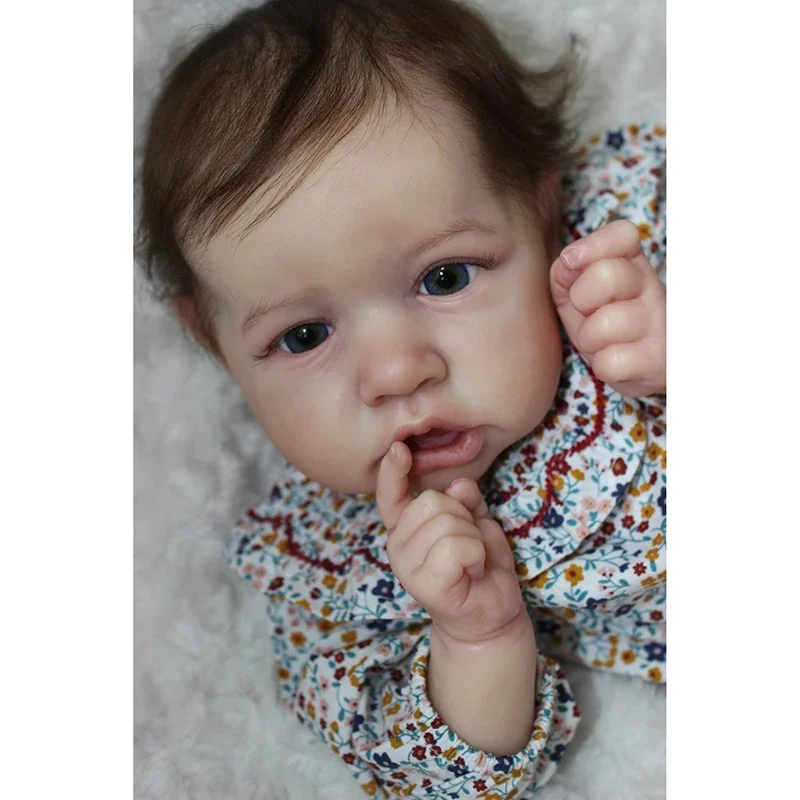 Кукла реборн Saskia силиконовая полноразмерная кукла принцессы с корнями волос