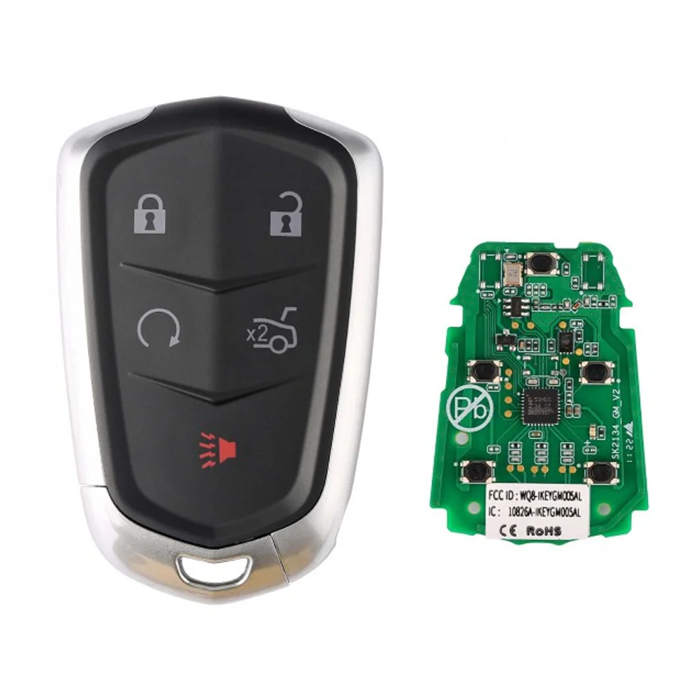 Универсальный смарт-ключ Atuel IKEY GM005AL 5 кнопок пульт ДУ Autel для GM Cadillac шт./партия