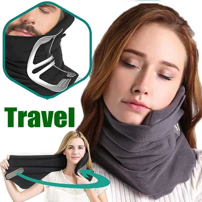 

Travel Pillows Portable Neck Collar Brace Soft Comfy Sleeping Pillows Relief Orthopedic Pain Pillow for Office Airplane Car