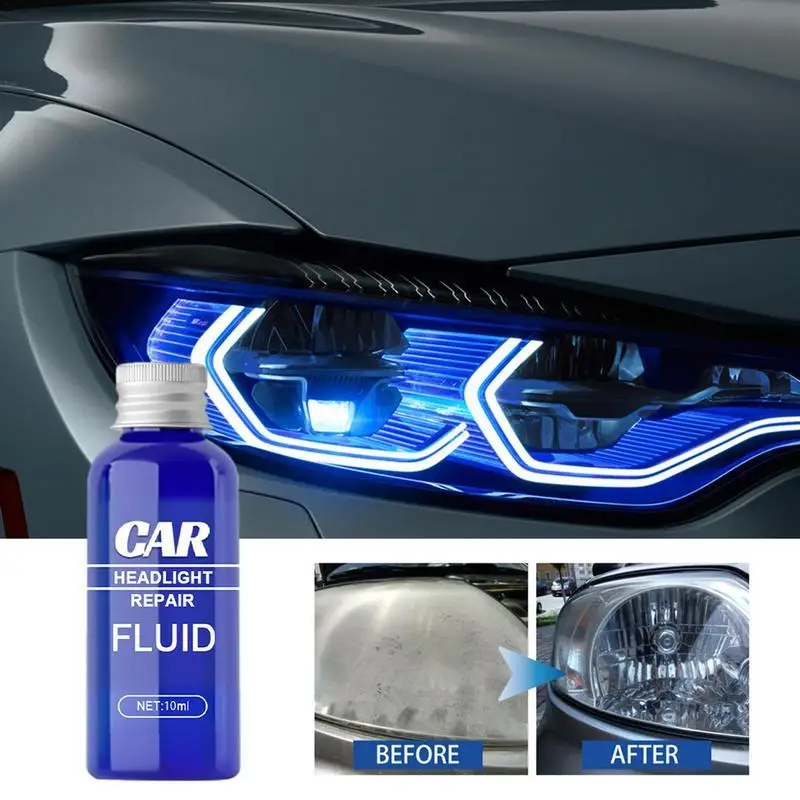 

10/ 50ML Car Headlight Innovative Repair Fluid Headlamp Polishing Anti Scratch Liquid Car Lens Cleaner Agent Maintenance Supplie