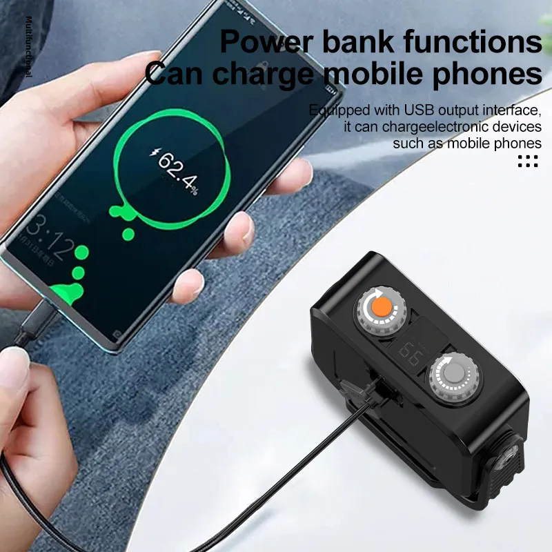 Портативный Рабочий Фонарь 8000 мАч Яркая Светодиодная Лампа COB Для Кемпинговых