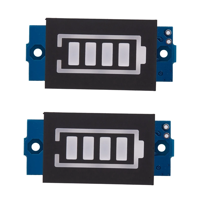 

Модуль индикатора емкости литиевых аккумуляторов серии 2X 1S, синий дисплей, тестер мощности аккумулятора 4,2 в, Li-Po Li-ion