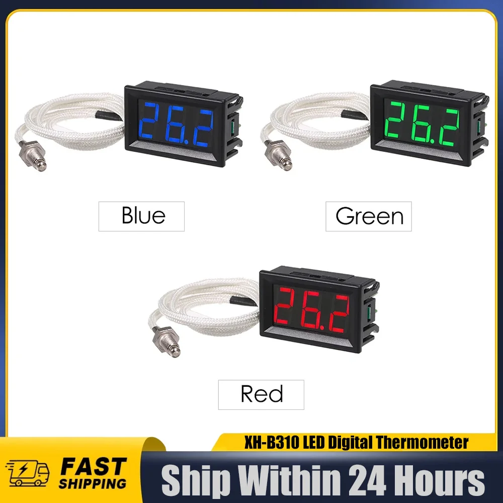 Термометр промышленный высокотемпературный типа K M6 термометр термопары 12 В-30 ~ 800