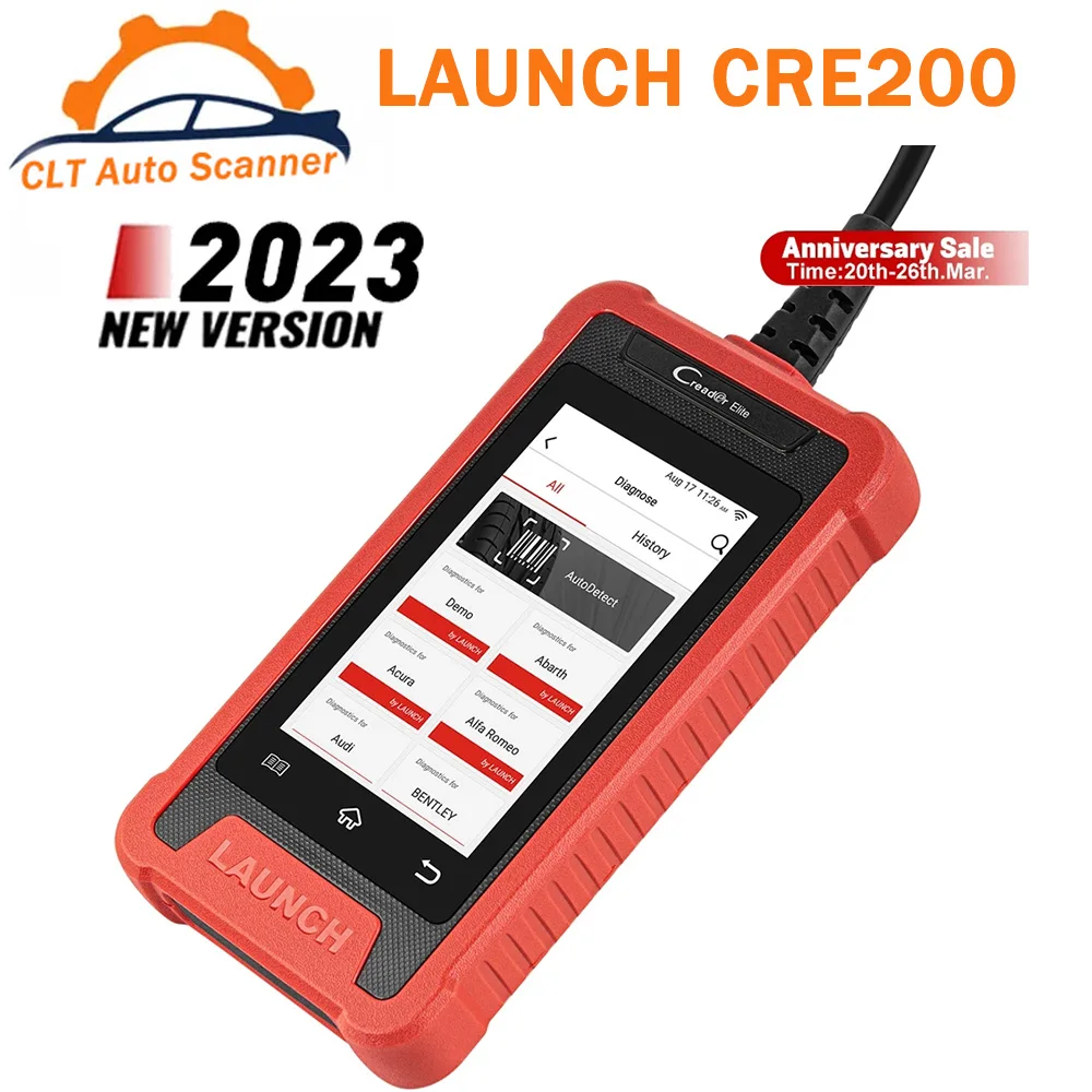 

Оригинальный диагностический инструмент LAUNCH X431 CRE200 OBD2 для автомобильной системы ABS подушки безопасности SRS с полной диагностикой OBD 2 бессрочный Бесплатный PK CRP123