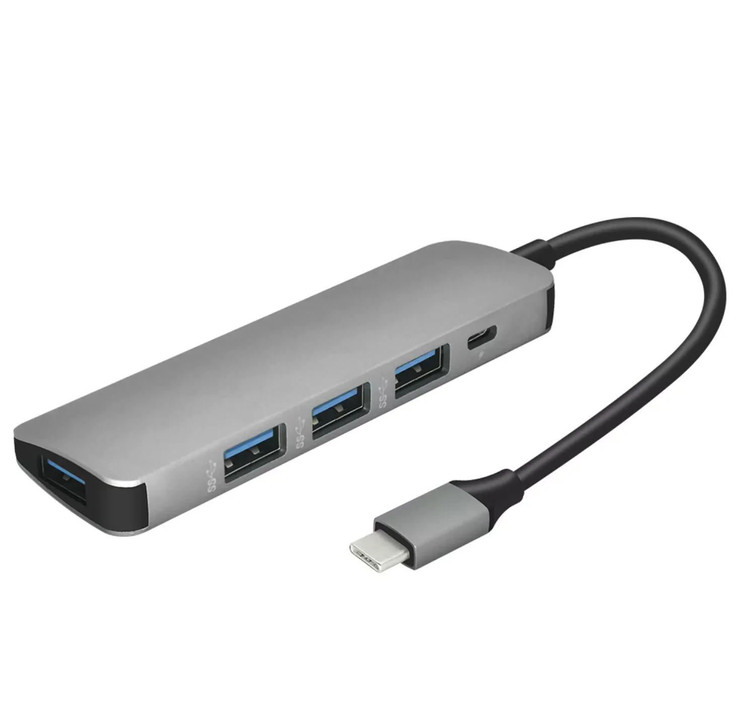 

Type C Hub 140mm Dock for MacBook Accessories 4 Ports Multifunctional Adapter Type-C USB 3.0 Splitter