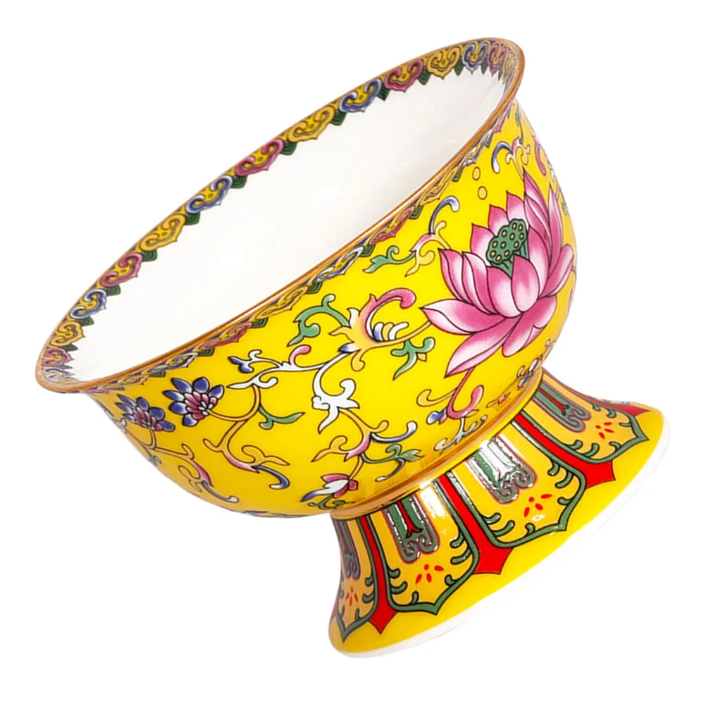 

1pc Temple Bowl Water Rice Offering Bowl Storage Container Offering Bowl