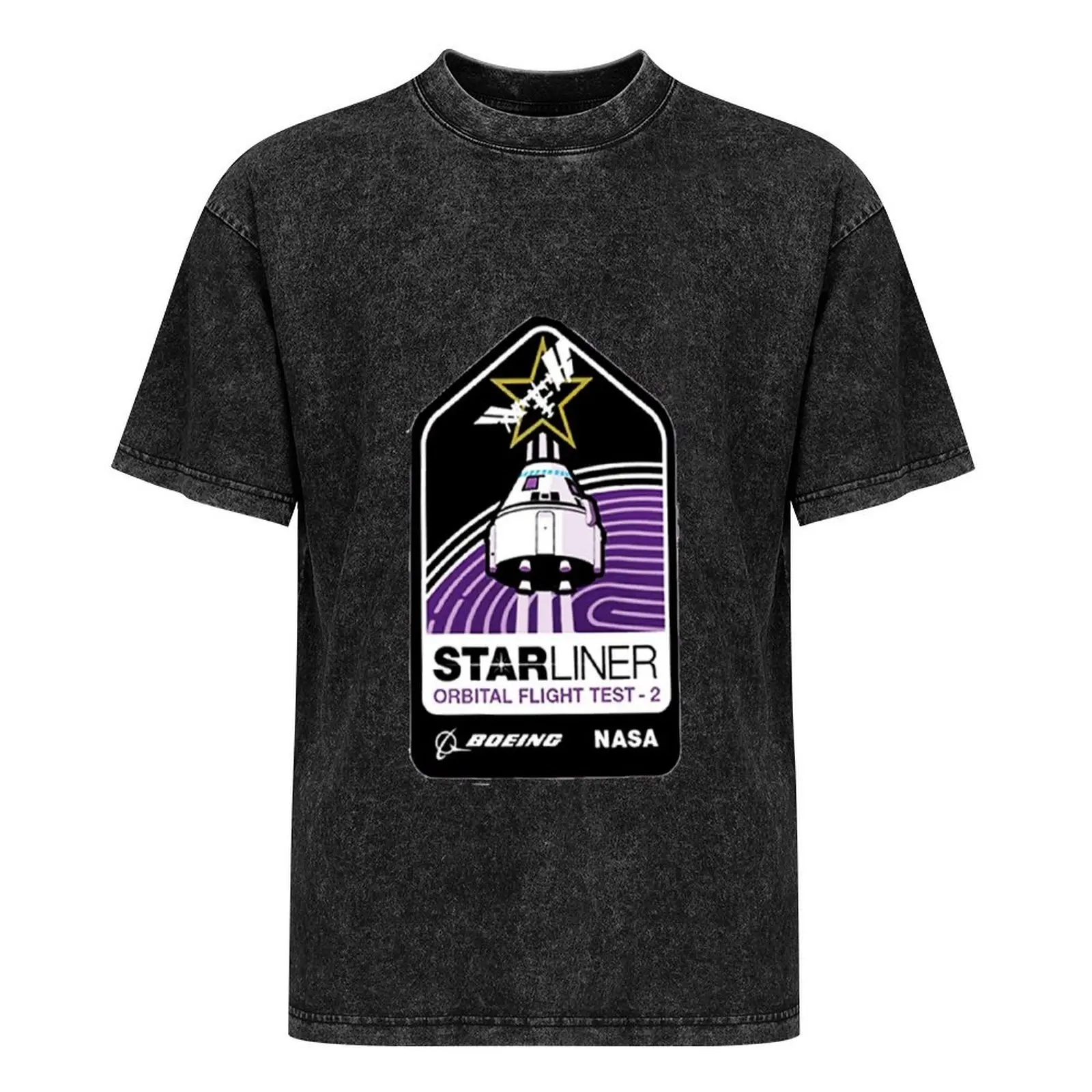 Футболка Boeing Orbital Flight Test 2. Starlner OFT от Spacestuffplus Nikki.