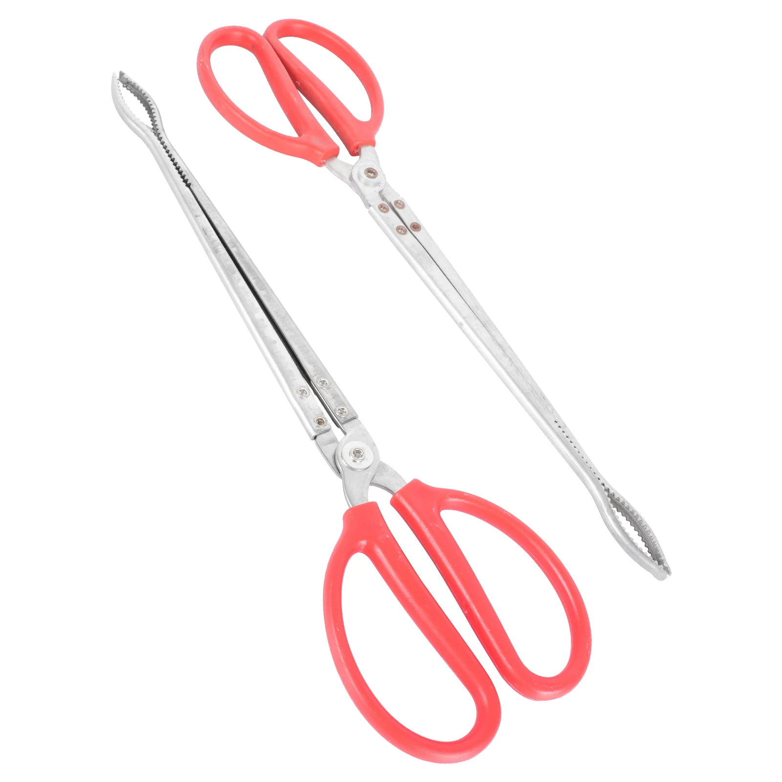 

2pcs Stainless Steel Pliers Convenient Trash Picking Tools Garbage Clips