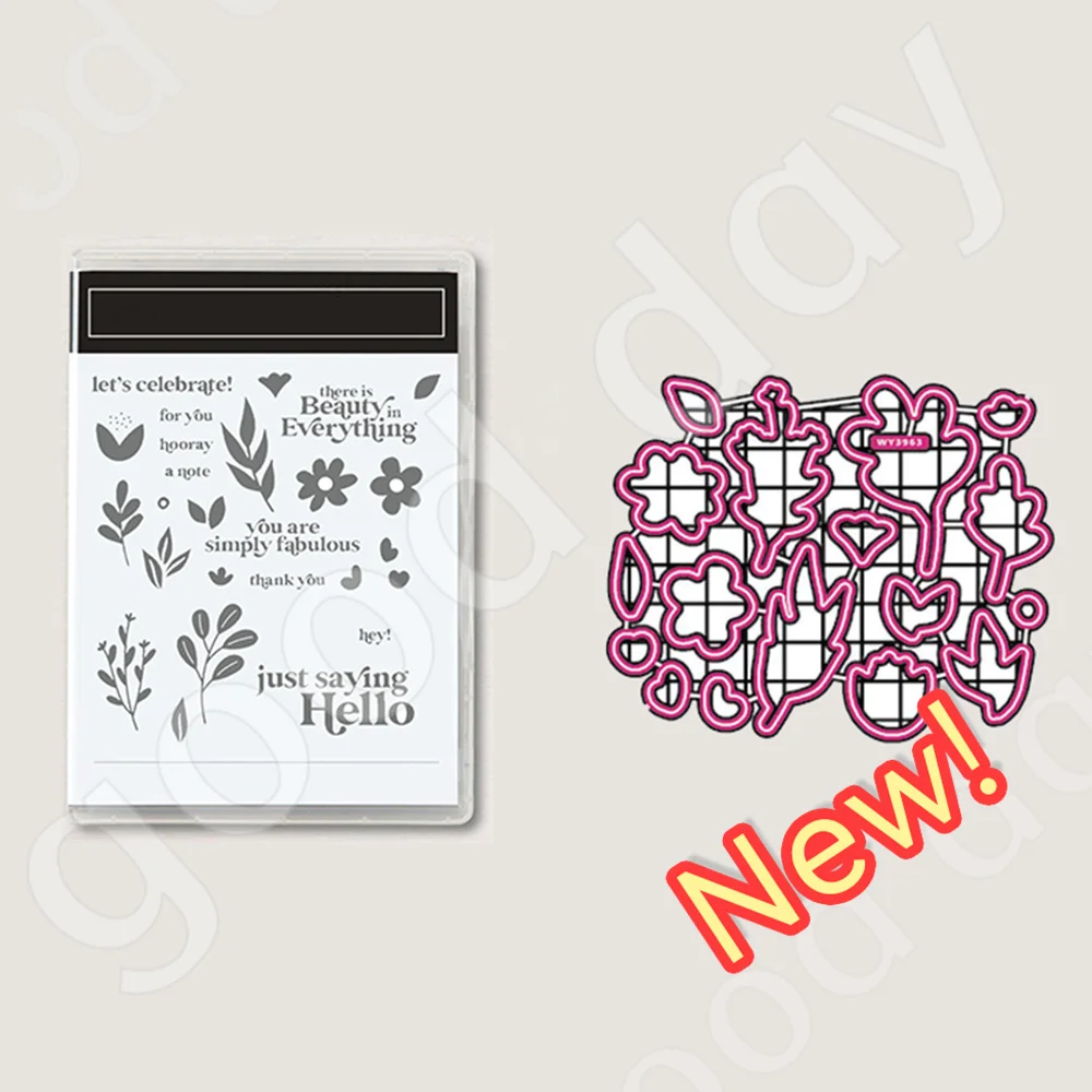

Metal Cutting Dies Stamps DIY Scrapbooking Card Stencil Paper Card Handmade Album Die Sheets 2023 New Flower Petals Leaves
