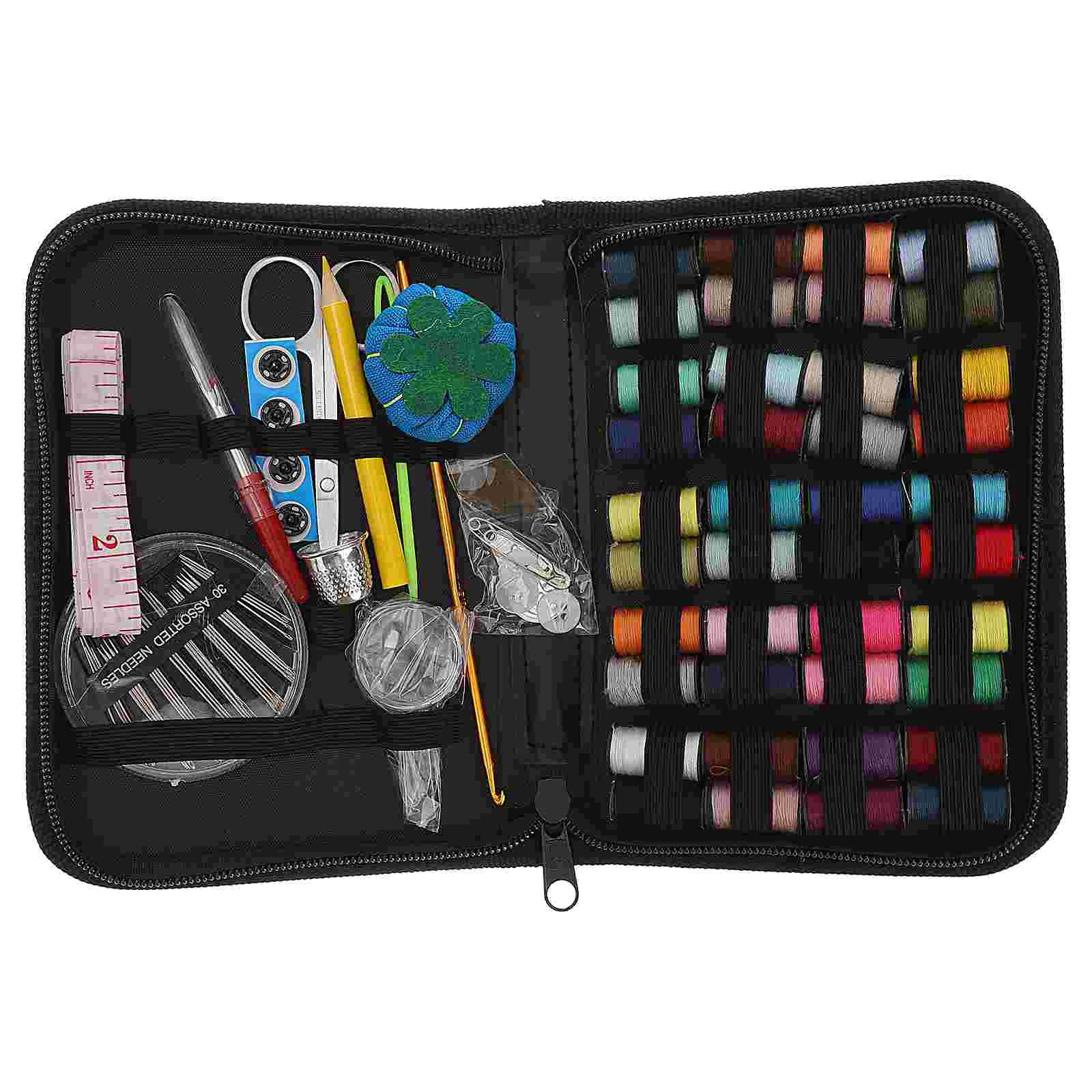 

Sewing Kit Thread Travel Tools Needle Mini Set Box Supplies Product Fixes Storage Adults Complete Needlework Tool Hand Tailor