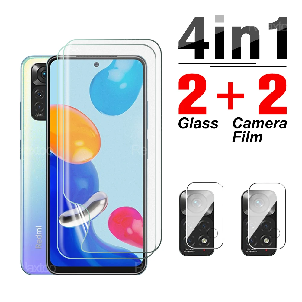 

Мягкая Гидрогелевая пленка для Redmi Note 11, 4G, 6,43 дюйма, 2 шт., защита экрана Realme Note 11S, 11pro, 4G, 11Pro, зеркальная прозрачная пленка, не стекло
