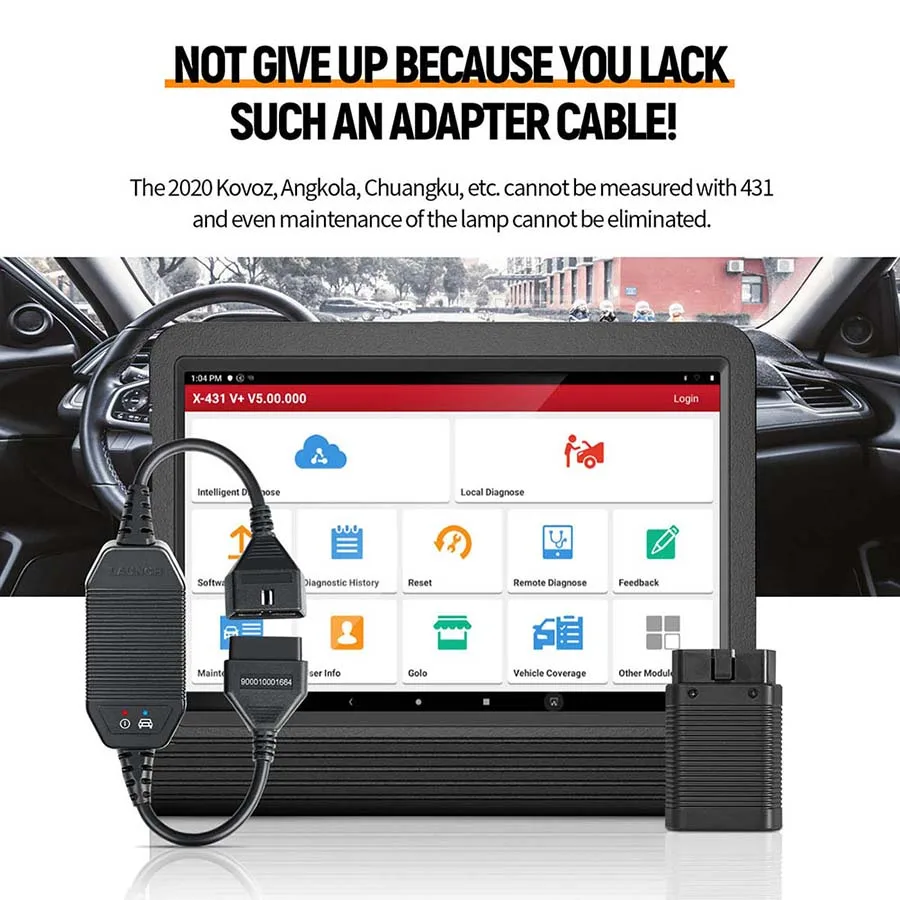 LAUNCH X431 CAN FD Connector Code Reader Adapter Автомобильный диагностический инструмент для Throttle Pad