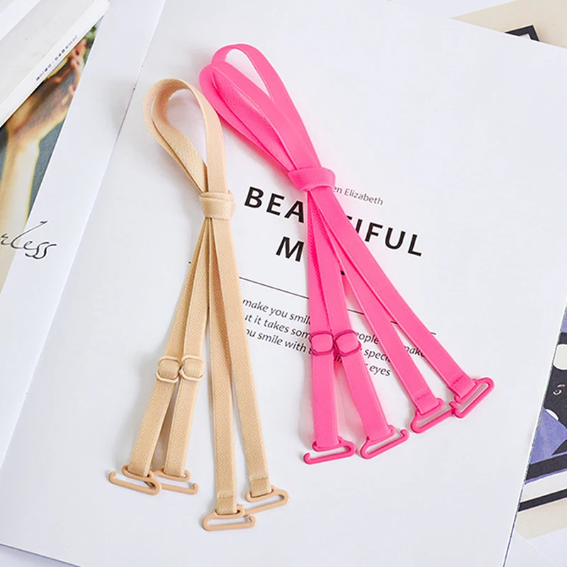 

1pair Multi Color Cross Ladies Fashion Girl Bra Straps Style Adjustable Bra Belt Shoulder Strap Desgin Intimate Goods