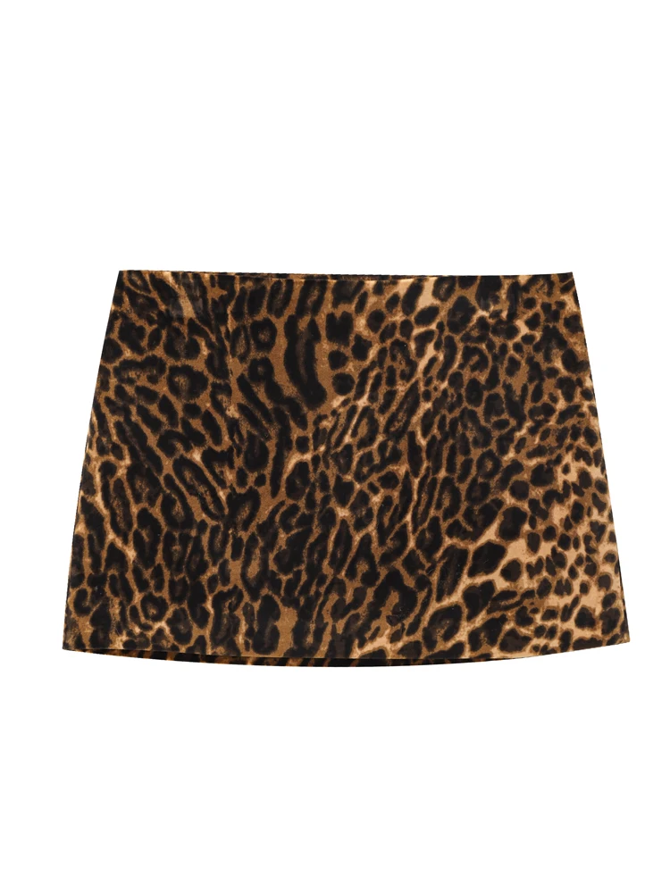 KAOPU ZA женский бархатный укороченный блейзер оверсайз с животным принтом или