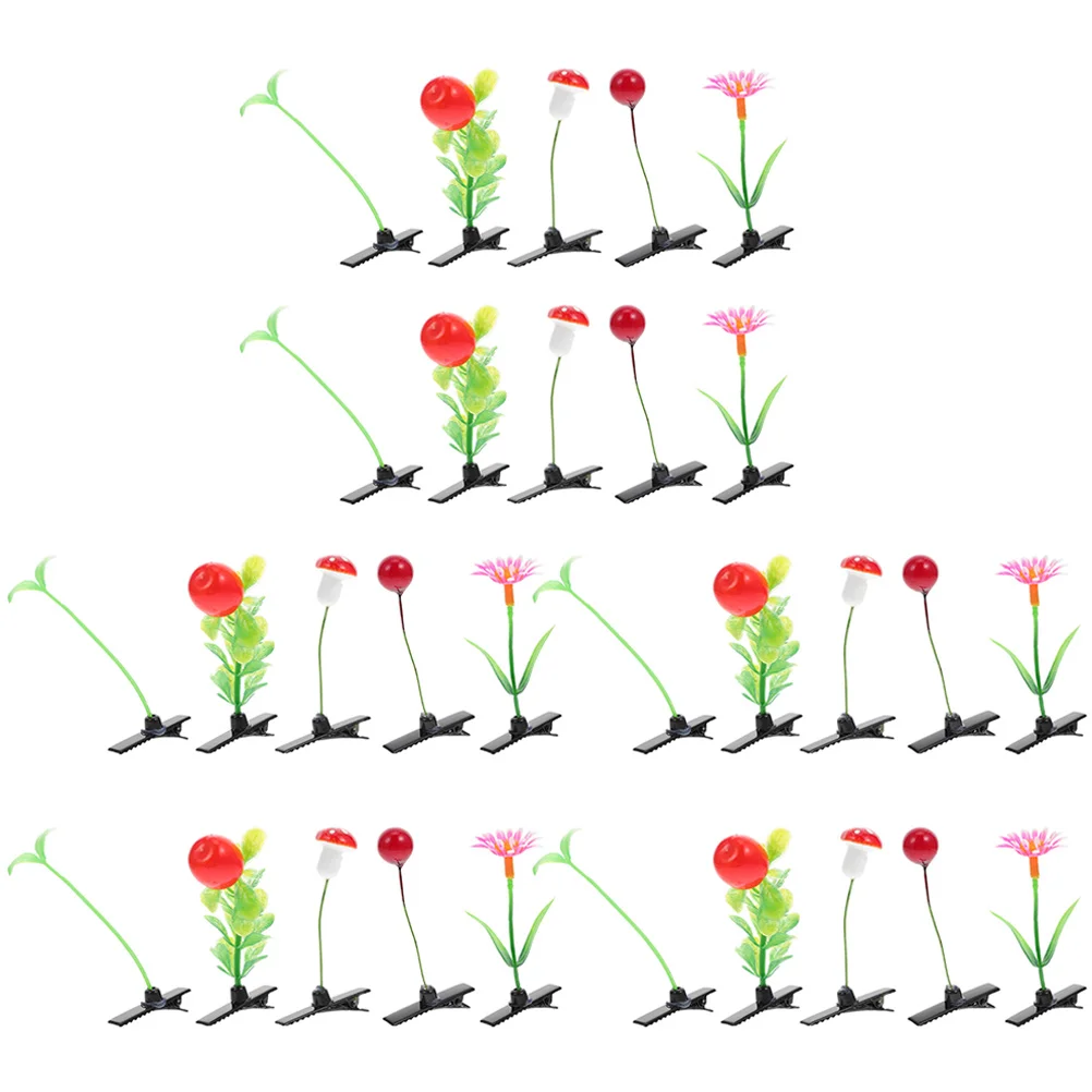 

30 шт., заколки для волос в форме фасоли