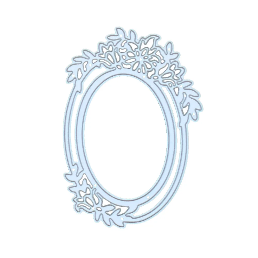 Кружевная овальная эллиптическая рамка металлические Вырубные штампы сделай