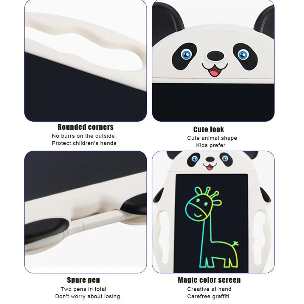 

Writing Tablet Reusable Electronic Animals LCD Learning Colorful Screen Handwriting Board School Parent-Child Kid Toys