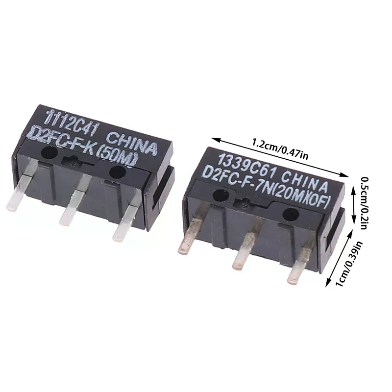 Микропереключатель для мыши D2FC-F-7N 10M 20M (аналог D2FC-F-K(50M)-RZ, D2F, D2F-01, D2F-01F, D2F-L, D2F-01L, D2F-FL, D2F-F-3-7) (art.: 3920db7e69f6f) - 3920db7e69f6f