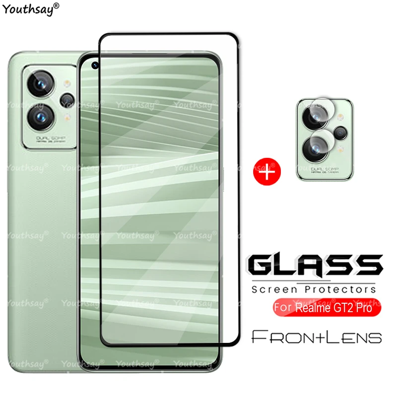 

For Realme GT 2 Pro Glass for Realme GT2 Pro Tempered Glass Full Cover Screen Protector Film Soft Lens Film For Realme GT2 Glass
