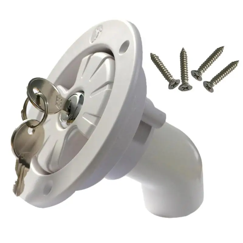 

Gravity Water Fill Leakproof Water Filler Gravity Freshwater Inlet Lockable Leakproof Water Filler With 2 Keys For RV Caravan