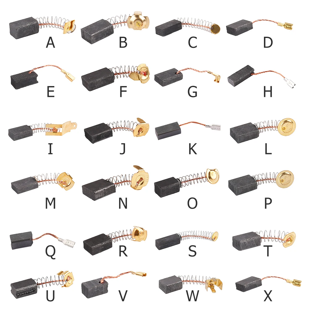 

10pcs Carbon Brush Electric Hammer Replacement Parts Angle Grinder Carbon Brush Cutting Polishing Machine Power Tool Accessories