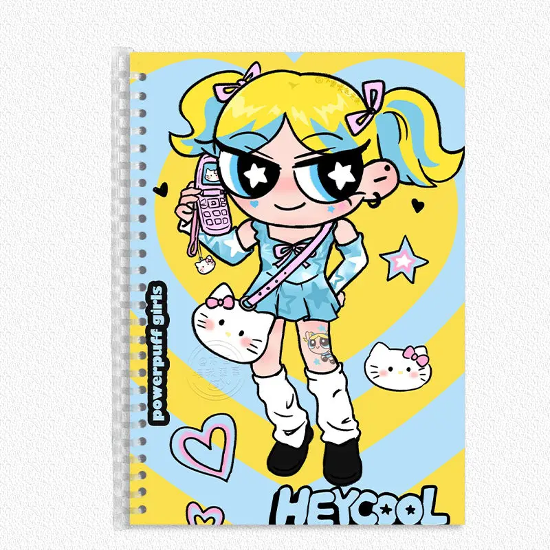 Блокнот на горизонтальную линию с мультяшным рисунком для девочек