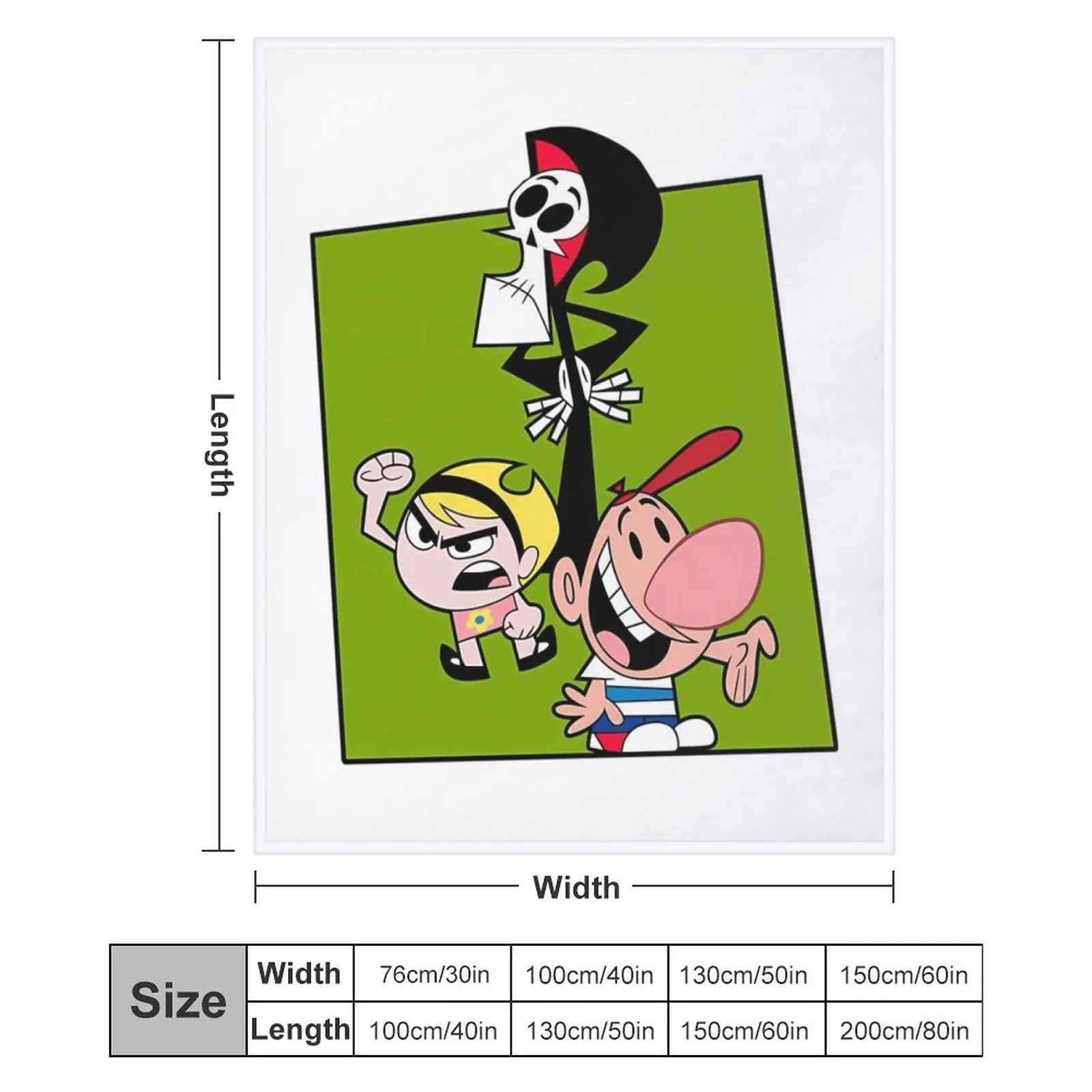 Одеяло The Grim Adventures of Billy &amp Mandy