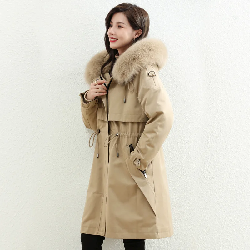 2022 Women Artificial Fur Fashion Long Fur Coats Thick Warm Winter Coat Faux Fur Outerwear winter women coat