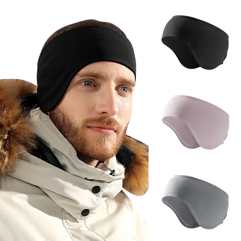 

Cycling Caps Winter Warm Fleece Ear Protection Hats Adjustable Windproof Outdoor Sports Running Cycling Headwear For Men Women