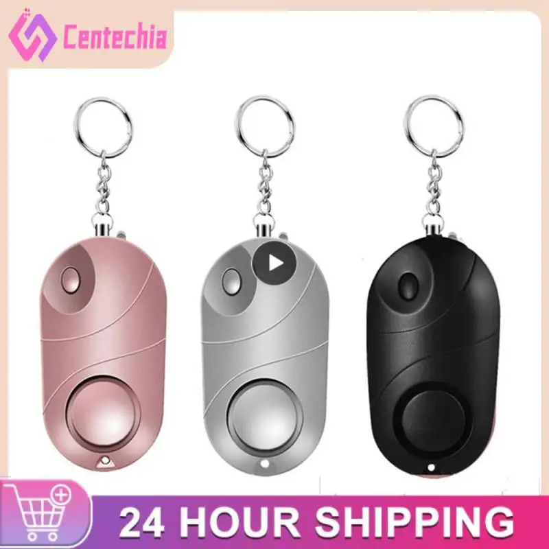 

Self Defense Alarm Girl Women Safety Alert With Keychain Emergency LED Light Torch High 120-130dB Mini Flashlight Alarms