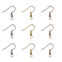 30pcs stainless steel hypoallergenic earrings clasps hooks fittings diy jewelry making accessories earring hook earwire findings