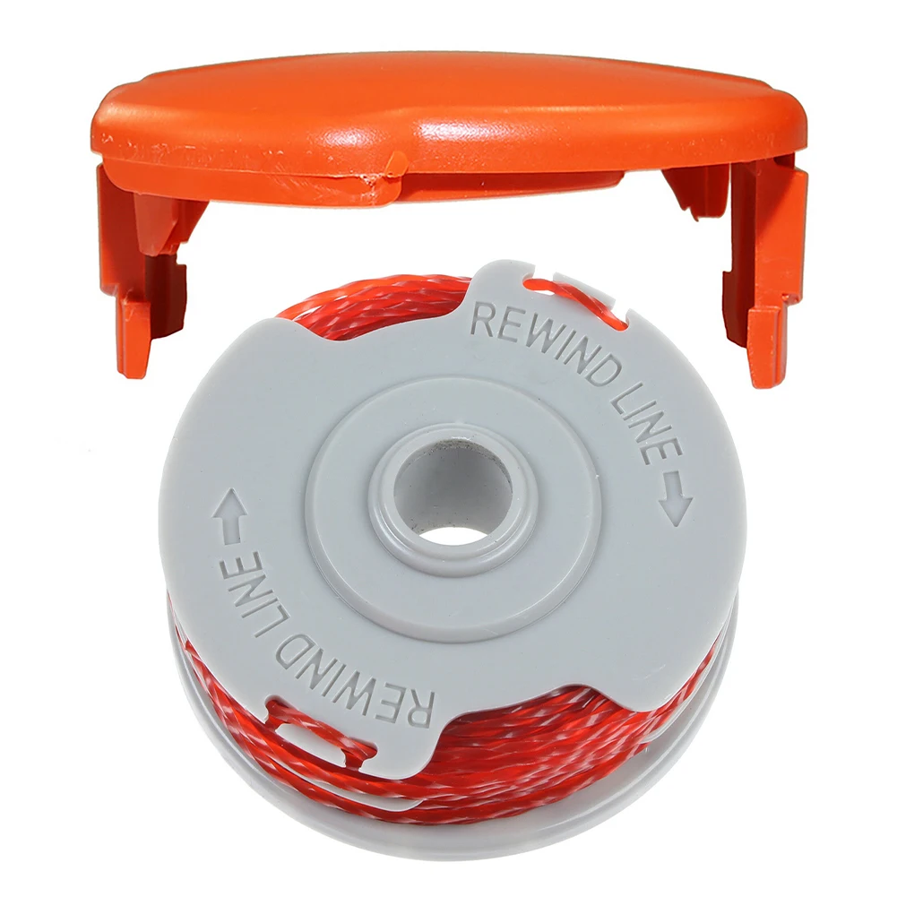 

Double Autofeed Spool & Line & Spool Cap Cover For Flymo Strimmers & Trimmers For Cordless Grass Lawn Mower Replacement Tool