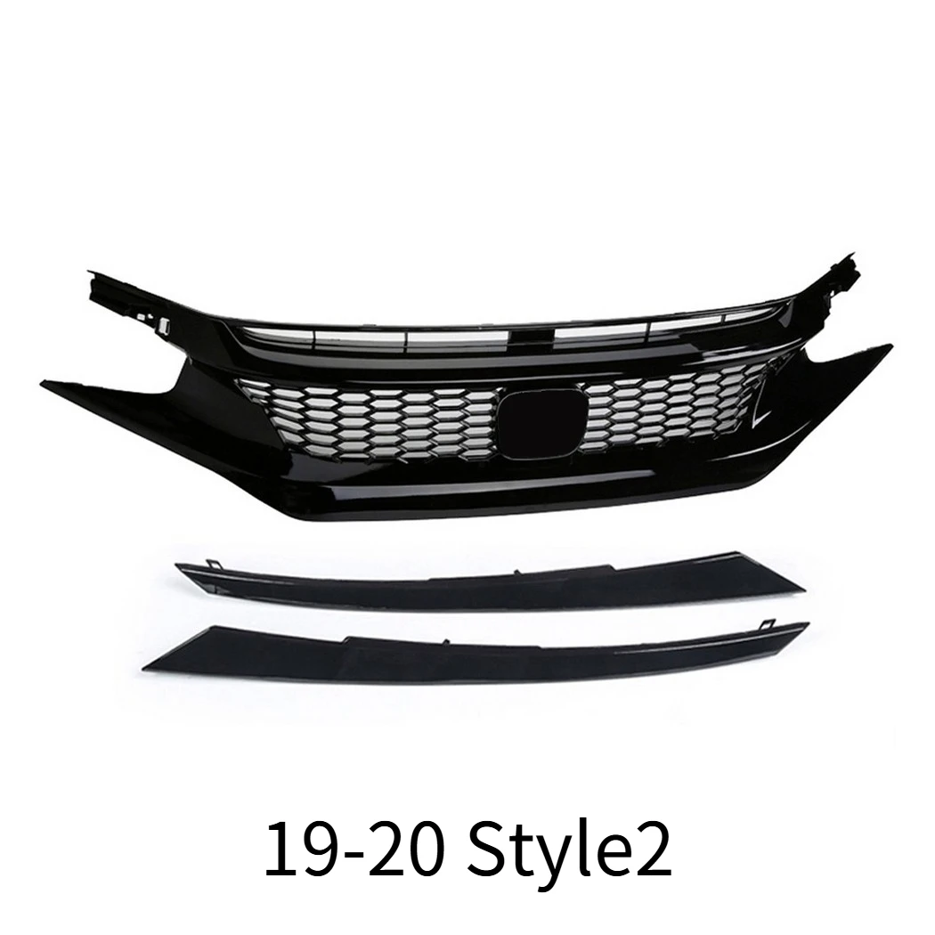 

Для Honda Civic 10-го поколения 2016 2017 2018 2019 2020 2021 передний капот, бампер, решетка воздухозаборника, гоночная решетка, внешние аксессуары автомобиля
