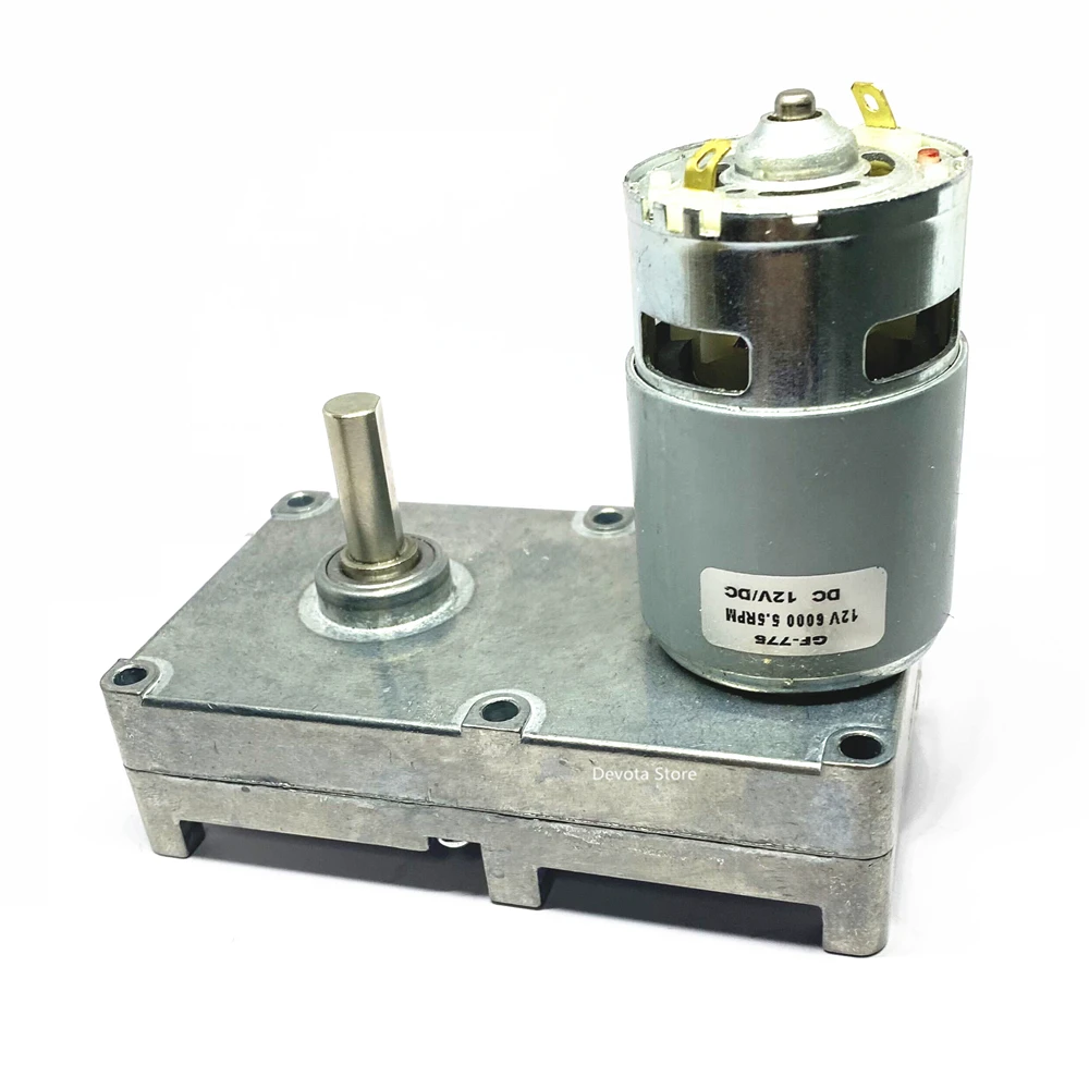 Фотомотор с редуктором постоянного тока 6 в 12 В 24 Lpsilateral мощный 80 Вт высоким