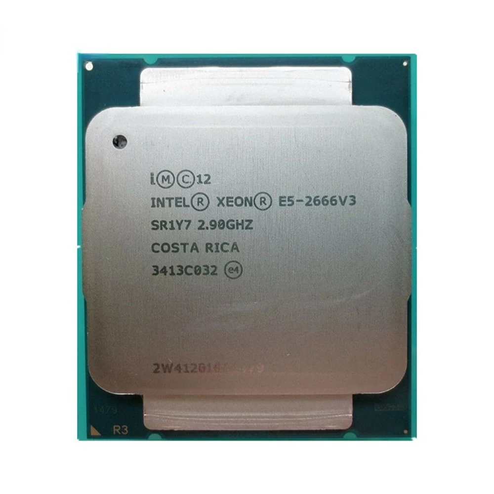 

Intel Xeon E5 2666 v3 E5 2666v3 E5-2666V3 2.9 GHz Ten-Core Twenty-Thread CPU Processor 25M 135W LGA 2011-3