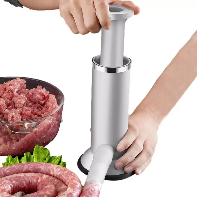 

NEW2023 Sausage Stuffer Sausage Filling Machine Manual Filling Machine For Meat Meatball Making Tool 2 In 1 Sausage Maker Stuffi