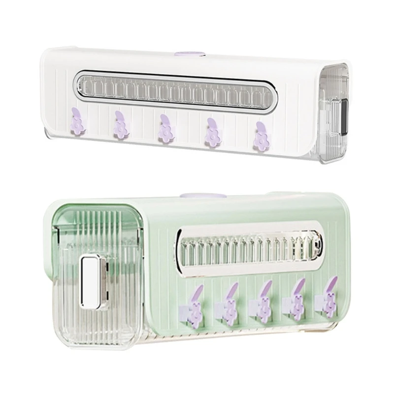 

Wall Mounted Underwear Organzer Clear Multifunction Organization Container for Sock Bra Jewelry Necklace