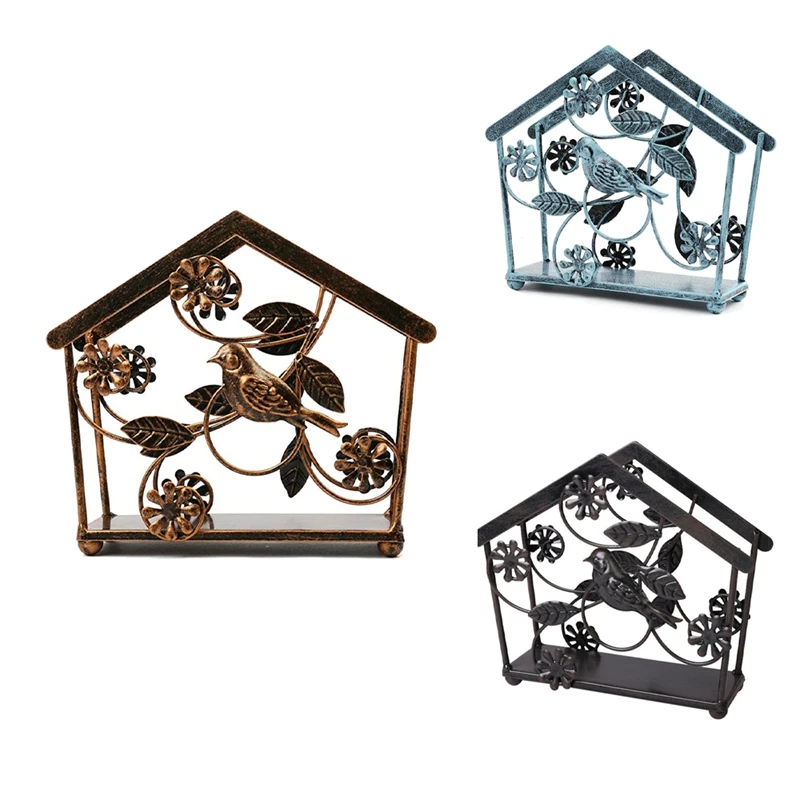 

Napkin Holder, Upright Paper Metal Napkin Dispenser Stand For Home, Kitchen, Tables, Indoor, Outdoor