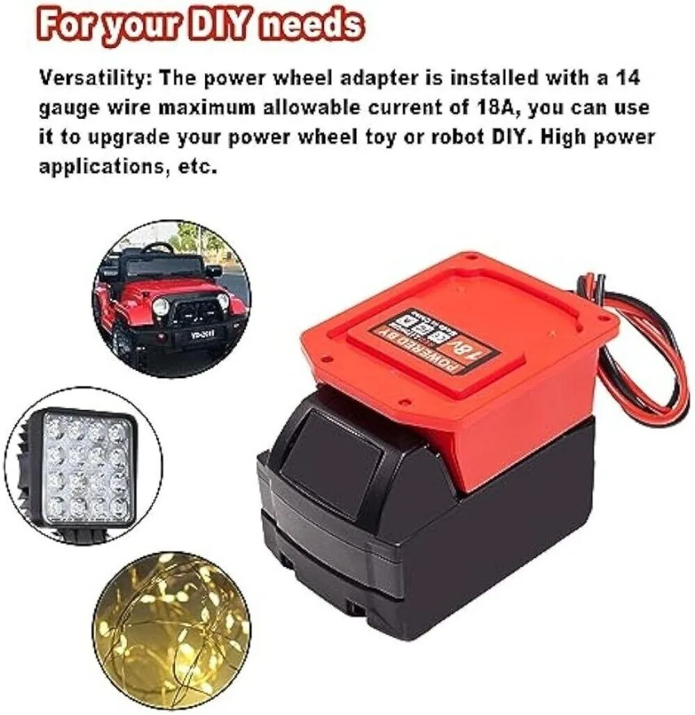 40 А 480 Вт понижающий преобразователь постоянного тока 18 в 12 В DIY адаптер для Milwaukee